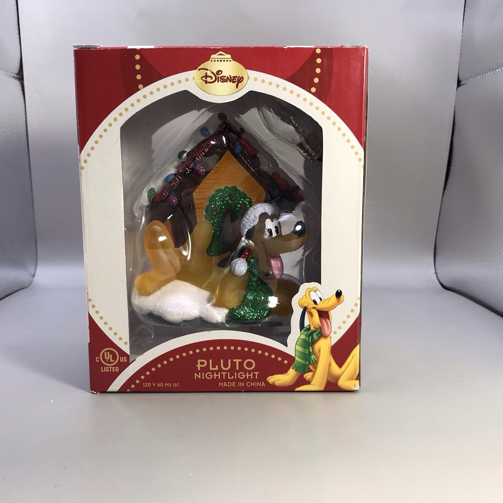 Disney Pluto‎ Nightlight Christmas Spare Lightbulb Included